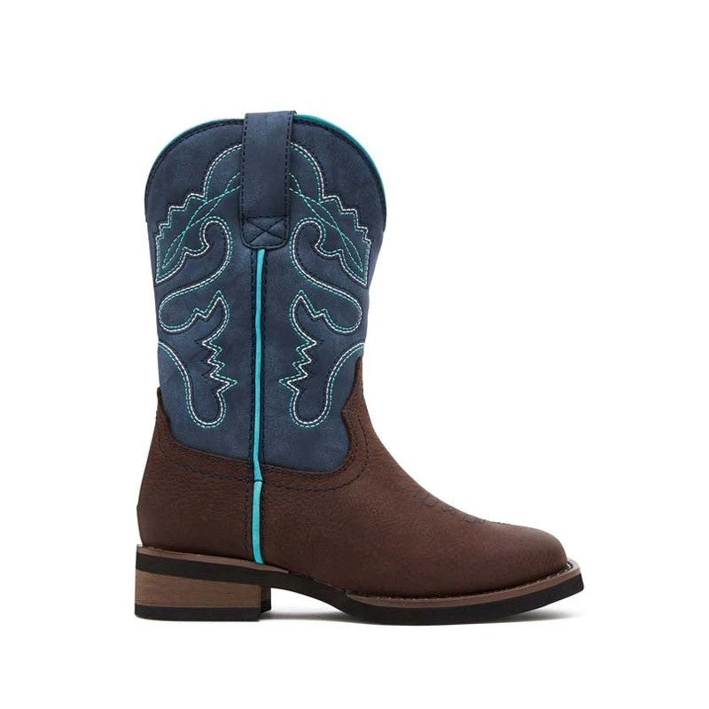 Western Boots Baxter Childrens Dark Brown Youth - Image 4