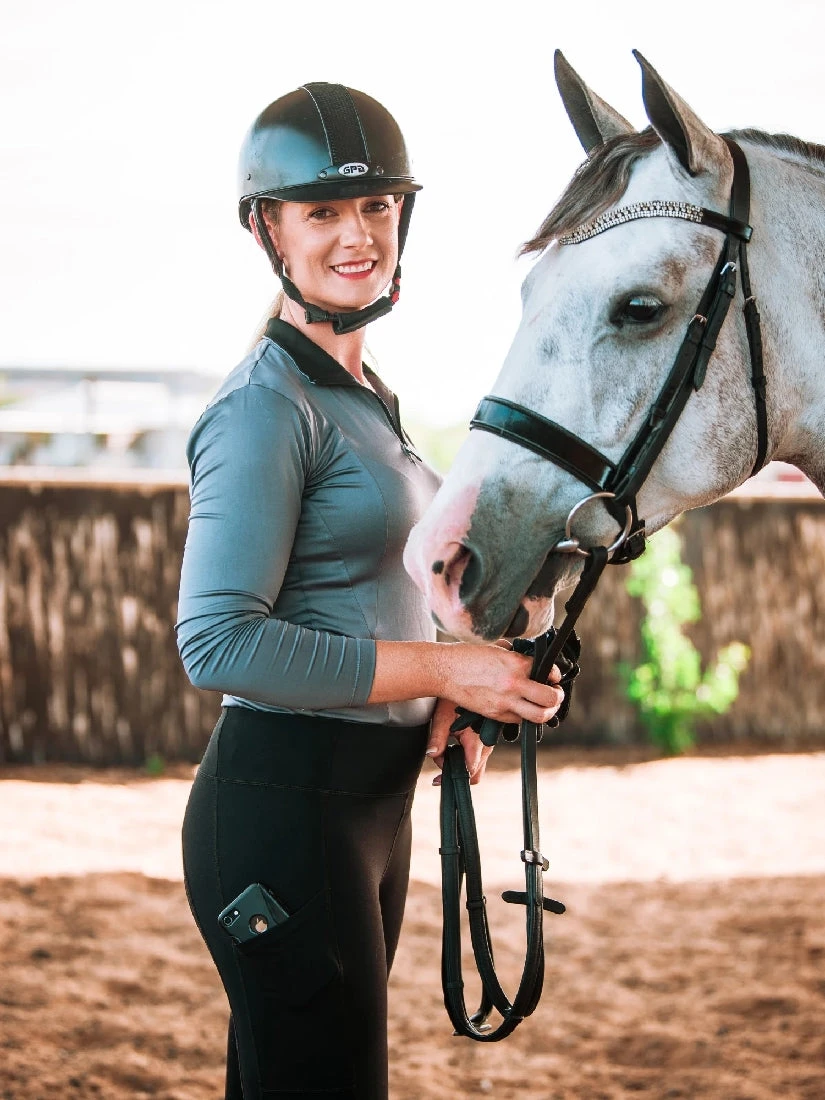 Black Ladies Lexington Tights - Earlwood - Image 2