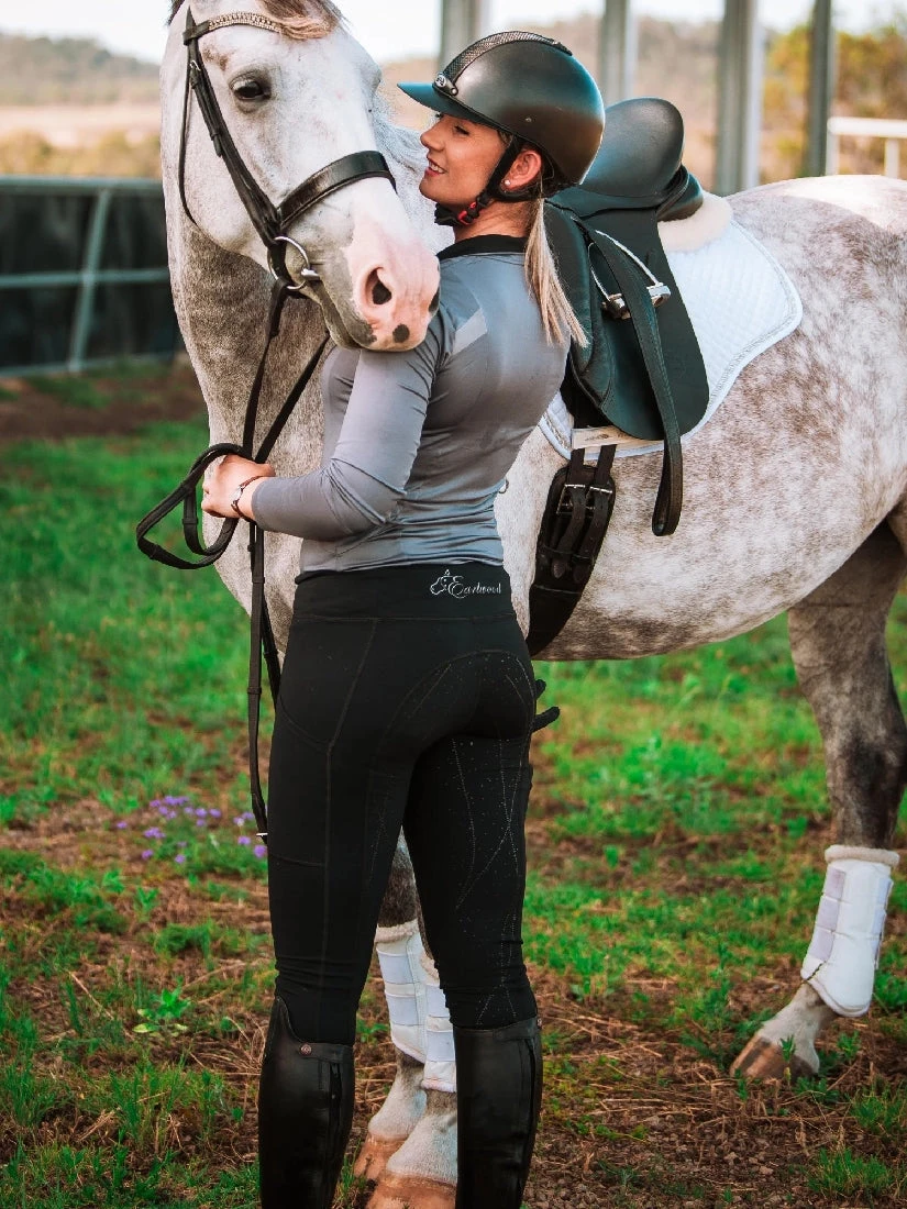 Black Ladies Lexington Tights - Earlwood - Image 4