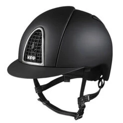 Helmet Kep Cromo Textile Black & Black Grid