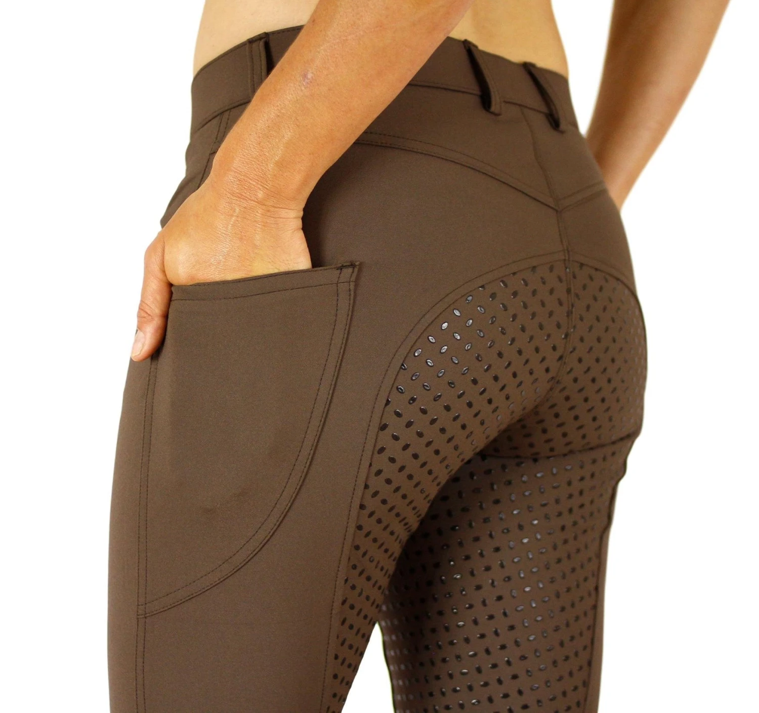 Bamboo Jodhpurs In Brown - Final Run Out, Last Sizes - Image 7