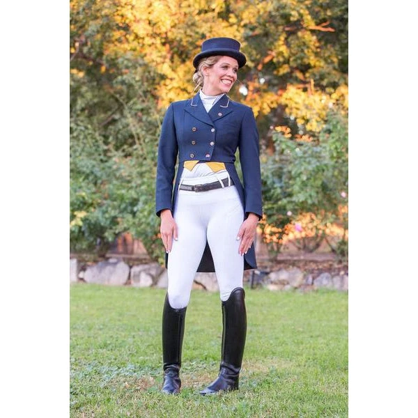 White Competition Tights By BARE Equestrian Competition Wear
