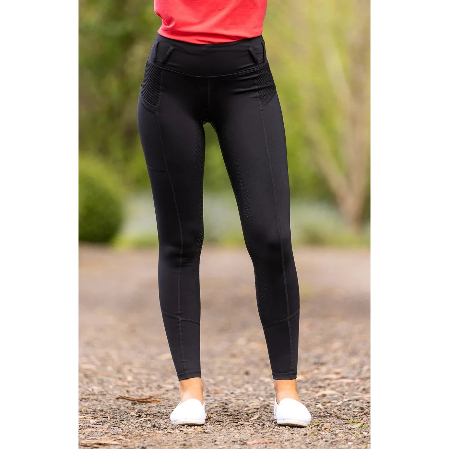 BARE Equestrian Performance Riding Tights For Black Riders - Image 2