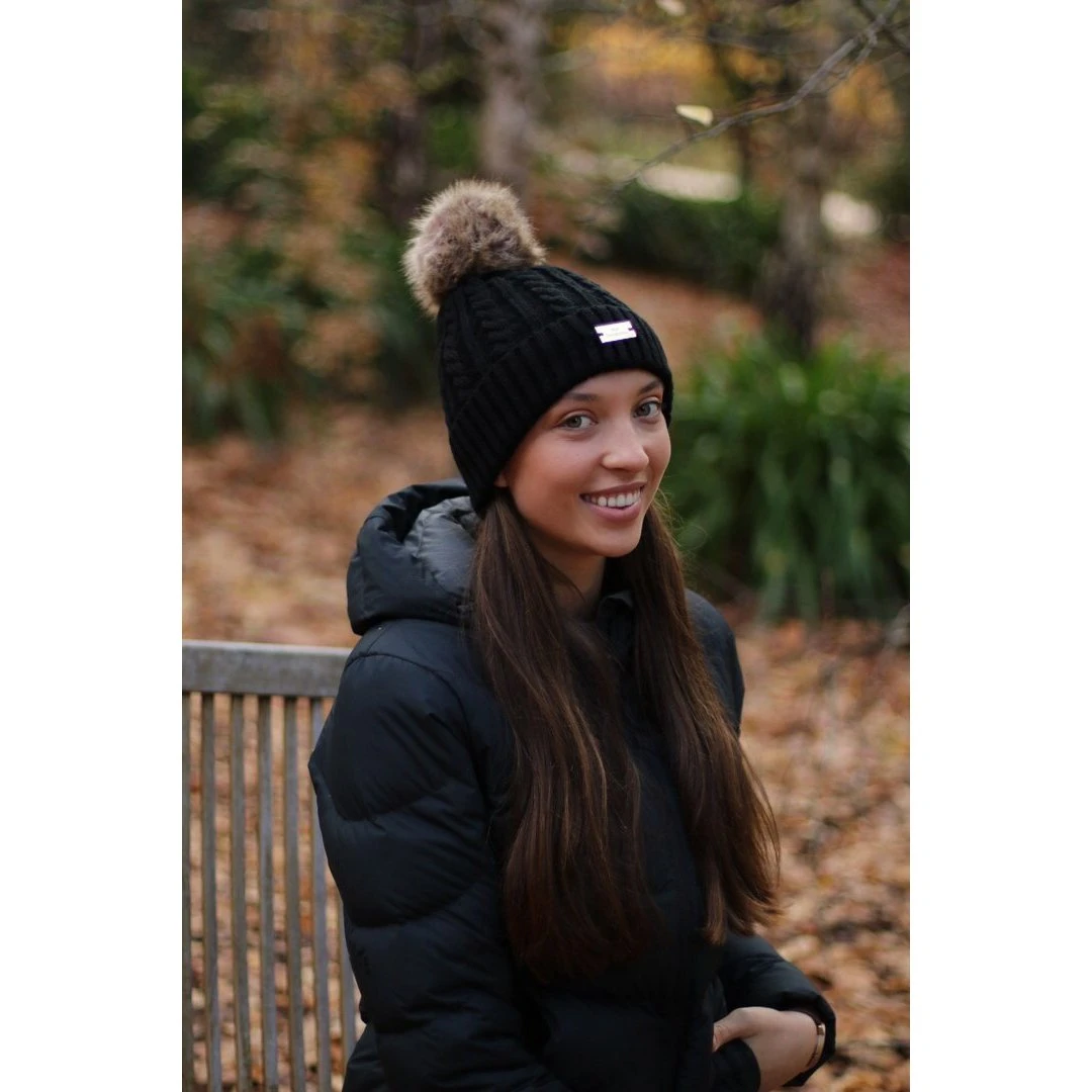 HLH Equestrian Apparel Luxe Fleece Winter Beanie - Image 2