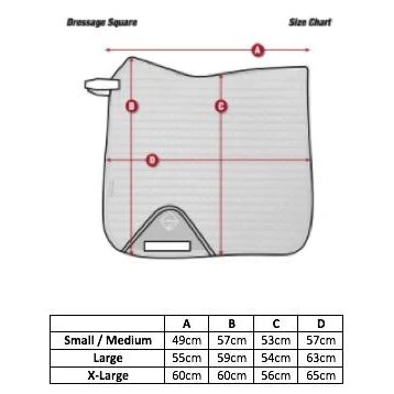 LeMieux ProSorb Plain Dressage Square - Image 6